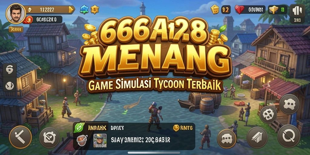 Tampilan gameplay menarik dalam simulasi bisnis Tycoon.