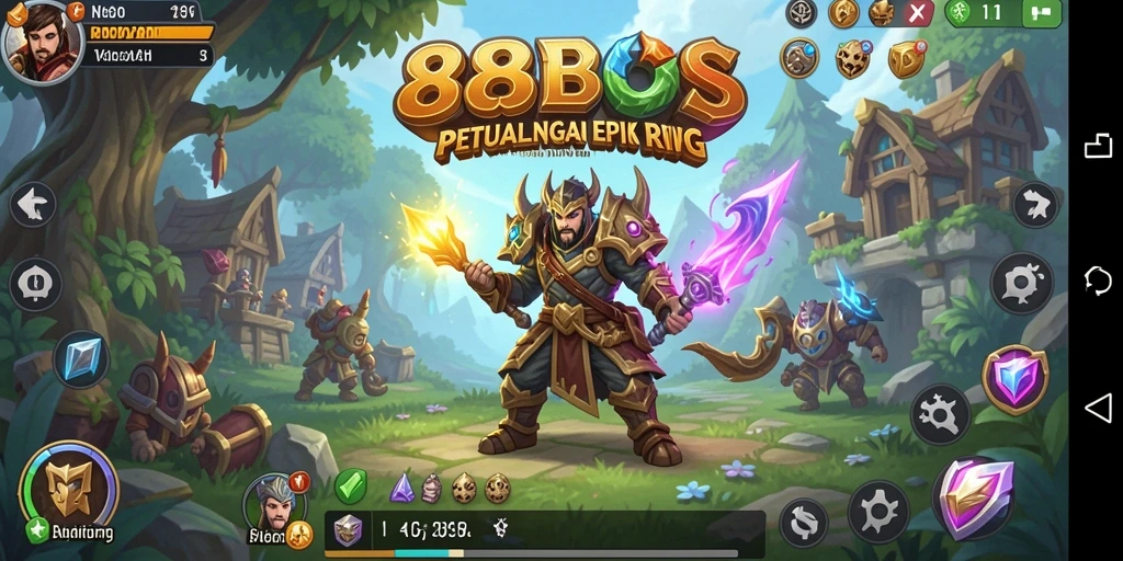 Tampilan gameplay 88BOS yang menakjubkan dan mendebarkan.