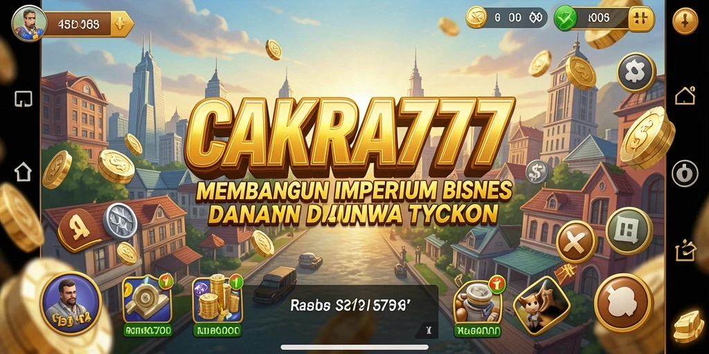 Tampilan gameplay CAKRA777 yang menarik dan interaktif dalam membangun bisnis.