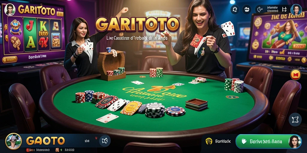 Tampilan gameplay menarik di GARITOTO Live Casino.