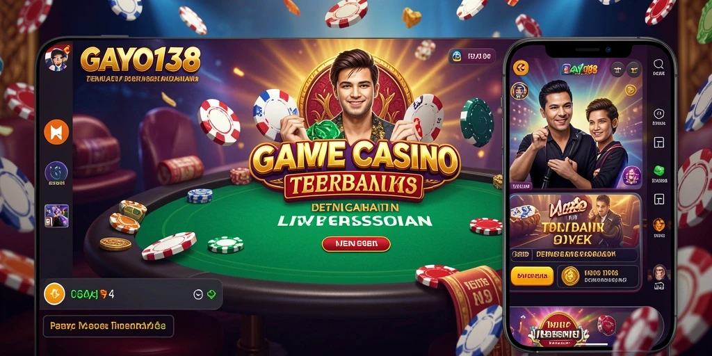 Tampilan gameplay Live Casino yang mendebarkan di GAYO138.