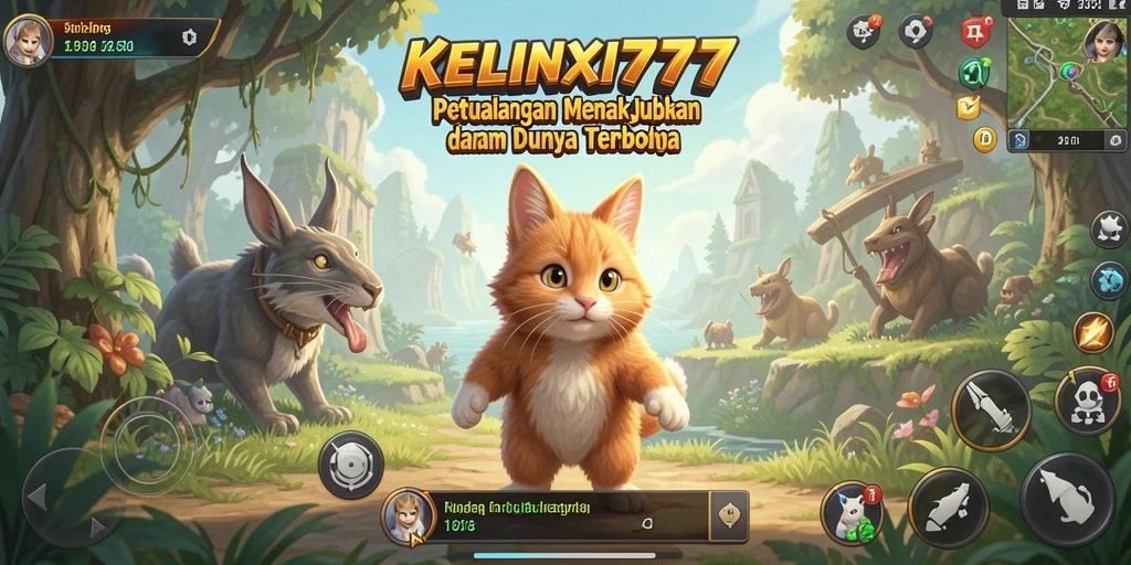 Screenshot menampilkan gameplay KELINCI777 yang penuh petualangan dan eksplorasi dunia terbuka.