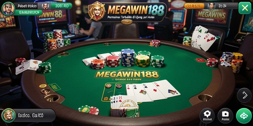 Tampilkan aksi seru permainan poker di MEGAWIN188.