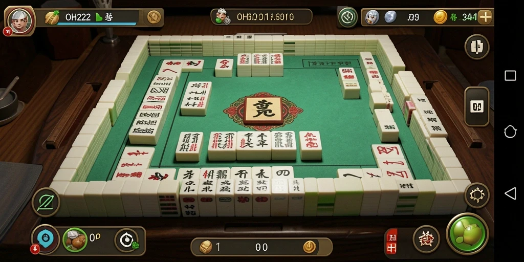 Tampilan gameplay Mahjong OH222 yang menarik dan penuh warna.