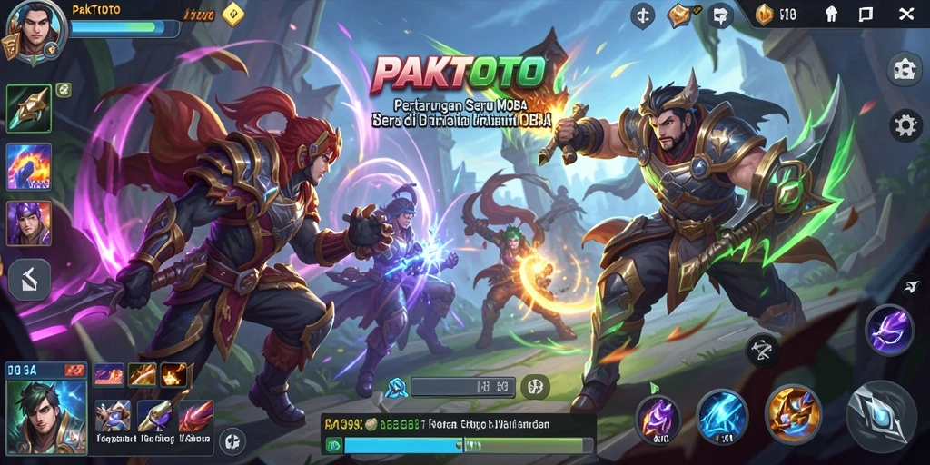 Tangkapan layar gameplay seru di PAKTOTO dengan aksi pertarungan tim.
