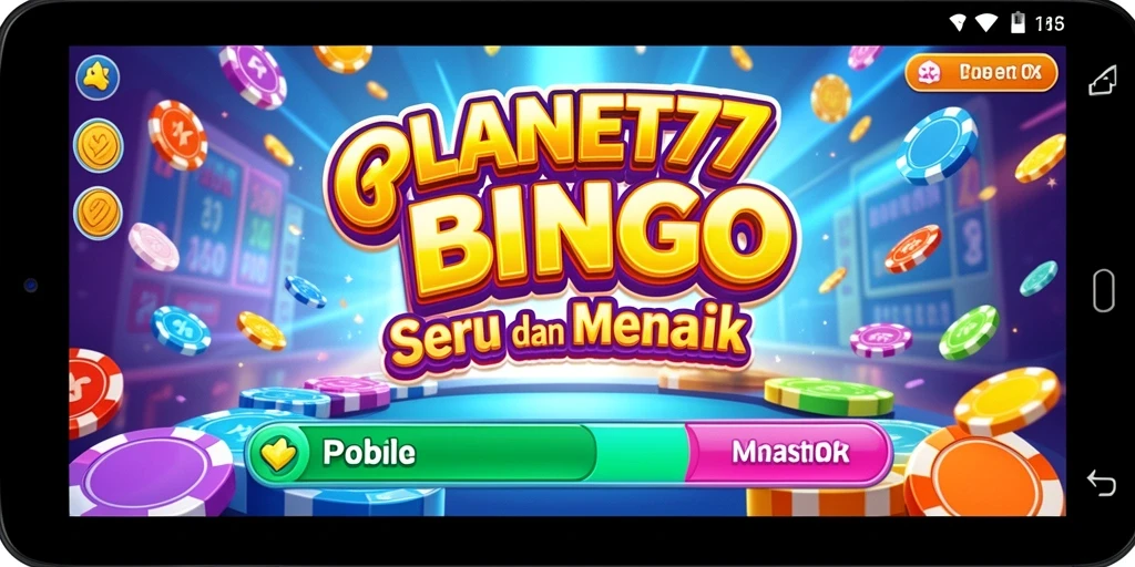Tampilan menarik dari gameplay Bingo di PLANET77.