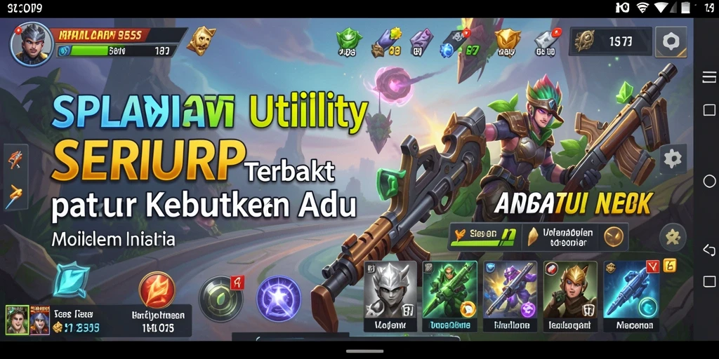 Tampilan utama SERURP, menunjukkan fitur-fitur utility yang efisien.