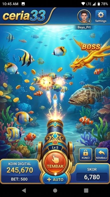 Detail aplikasi terbaru di ceria33 dengan versi 5.8.4.